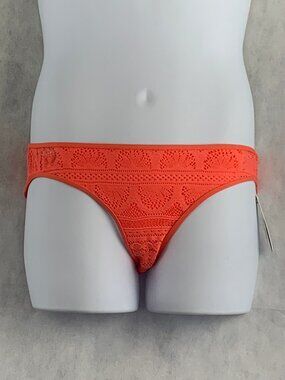 Kenneth Cole Reaction Women's Suns Out Crochet Hipster Bikini Bottom, Sunset